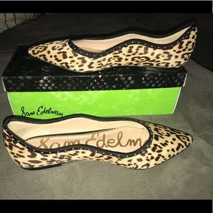 Sam Edelman Leopard Flats